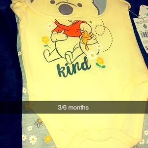 Disney Winnie the Pooh Cream Bodysuit